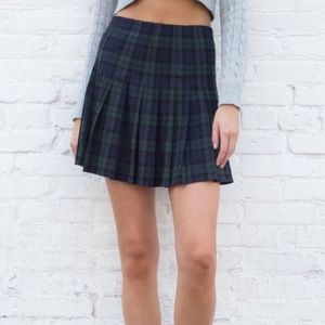 NWOT Brandy Melville Navy and Green Skirt